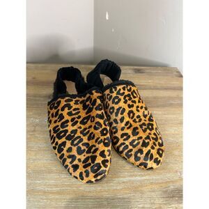 SCHUTZ Pompey Genuine Calf Hair Slingback Flats